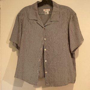 White and Black shirt and pants set